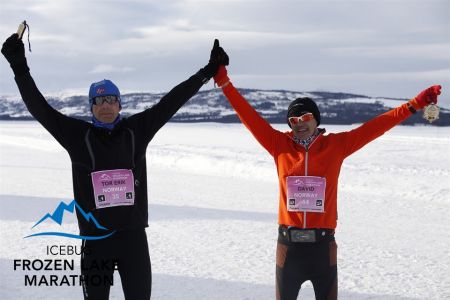 Tor Erik & David at the finish