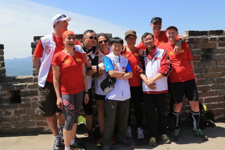 The team of organisers and guides for the tour